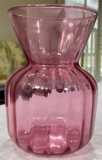 Vintage vase cranberry for sale  Abingdon