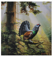 Auerhahn kunstdruck jagdmalere gebraucht kaufen  Lychen
