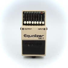 Pedal de efeitos BOSS GE-7 equalizador etiqueta preta 1995 feito em Taiwan ACA EI15648 comprar usado Pedal de efeitos BOSS GE-7 equalizador etiqueta preta 1995 feito em Taiwan ACA EI15648 comprar usado  Enviando para Brazil