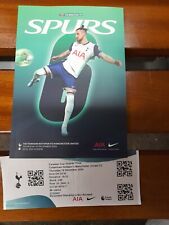 Tottenham man.united programme for sale  HARLOW