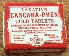 Vintage laxative box for sale  Lathrop
