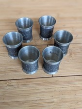 Zinnbecher reinzinn shotbecher gebraucht kaufen  Essen