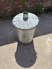 Garden galvanised incinerator for sale  WORKSOP