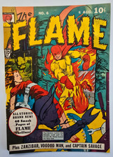 SOMENTE CAPA FRONTAL THE FLAME #6 FOX 1941. CAPA BONDAGE CLÁSSICA! comprar usado  Enviando para Brazil