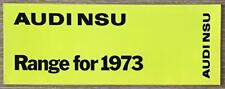 Audi nsu car for sale  LEICESTER