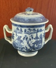 Tigela de açúcar rara antiga do século XIX exportação chinesa com alça dupla torcida comprar usado Tigela de açúcar rara antiga do século XIX exportação chinesa com alça dupla torcida comprar usado  Enviando para Brazil