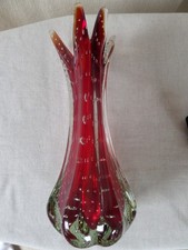 Murano vase rot gebraucht kaufen  Schönwald