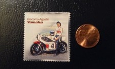 Usado, Selo Giacomo Agostini Yamaha Italian Motorcycle Racer 2010 S. Tome E Príncipe comprar usado  Enviando para Brazil