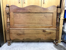 Antique pine headboard for sale  DERBY