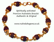 RUDRAKSHA RUDRAKSH PULSEIRA DE CONTAS PULSEIRA MALA YOGA MEDITAÇÃO HINDU comprar usado  Enviando para Brazil