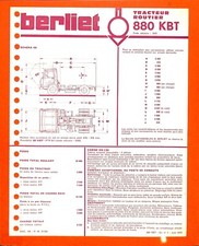Berliet 880 kbt d'occasion  Les Bordes