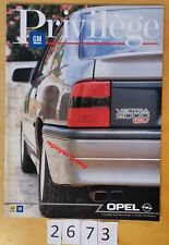 PRIVILEGE N°2 1988 OPEL GM MAGAZINE 24 pages Fr Vectra Cadillac Lotus comprar usado  Enviando para Brazil