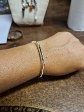 Bracciale rigido dorato usato  Bologna