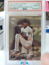 💎GEM SÉPIA REFRCTR 10! Shohei Ohtani Ptchng 18 MLB Chrome #150 Angels SICK RC💎 comprar usado  Enviando para Brazil