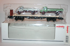 46285 Fahrzeugtransporter Bauart SSw 07 mit 2 MB LKW Marklin H0 comprar usado  Enviando para Brazil