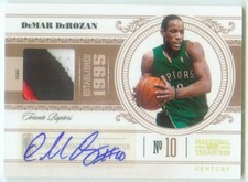 Używany, 2010-11 National Treasures Century Prime Patch Jersey Auto DeMar DeRozan 21/25 na sprzedaż  Wysyłka do Poland