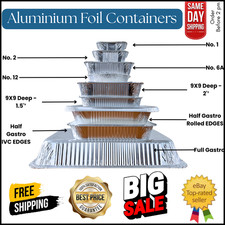 Disposable aluminium foil for sale  LEICESTER