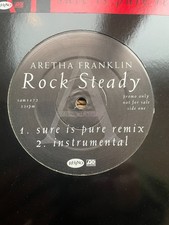 HOUSE REMIX 12" "ROCK STEADY" ARETHA FRANKLIN -SURE IS PURE REMIXES (RHINO 1994) comprar usado HOUSE REMIX 12" "ROCK STEADY" ARETHA FRANKLIN -SURE IS PURE REMIXES (RHINO 1994) comprar usado  Enviando para Brazil