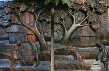 Vtg hand carved for sale  Highland Park