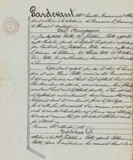1874 belgium notarial d'occasion  Expédié en Belgium