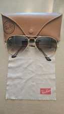 Óculos de sol Ray-Ban AVIATOR RB3025 grande metal 58014-135 feito na Itália com estojo comprar usado  Enviando para Brazil