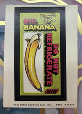 Adesivo Wacky Packages Big Banana – Paródia Vintage Topps (NR0725-93)T comprar usado  Enviando para Brazil