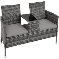 Rattan gartensitzbank tisch gebraucht kaufen  Igersheim