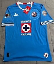 CAMISA MASCULINA PIRMA CRUZ AZUL 2024/2025 LOCAL PARCHE 9 COPAS Y LIGA MX AUTÊNTICA comprar usado  Enviando para Brazil