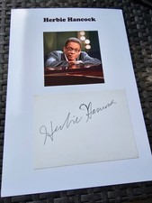 Herbie Hancock (Jazz) - Wunderschönes Originalautogramm DIN-A-4 comprar usado  Enviando para Brazil