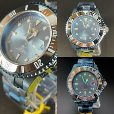 Usado, Relógio Invicta Pro Diver 27533 47mm, Grand Diver 300m, AZUL SOBRE AZUL, NH35A Funciona! comprar usado Usado, Relógio Invicta Pro Diver 27533 47mm, Grand Diver 300m, AZUL SOBRE AZUL, NH35A Funciona! comprar usado  Enviando para Brazil