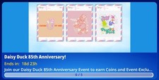 Topps Disney Collect DAISY DUCK 85º Aniversário CONJUNTO COMUM 3/3, usado comprar usado  Enviando para Brazil