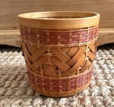 Vintage woven bamboo for sale  HORSHAM