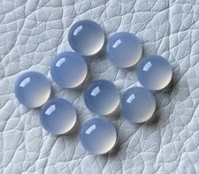 Usado, Cabochão de pedra preciosa solta calcedônia azul natural formato redondo 4, 6, 8, 10 mm comprar usado Usado, Cabochão de pedra preciosa solta calcedônia azul natural formato redondo 4, 6, 8, 10 mm comprar usado  Enviando para Brazil