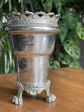 Vase metal argenté d'occasion  Strasbourg-