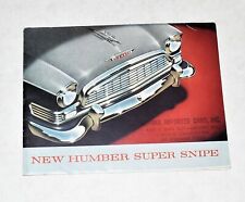 1958 new humber for sale  Los Angeles