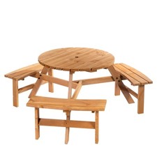 Fir wood table for sale  GREENFORD