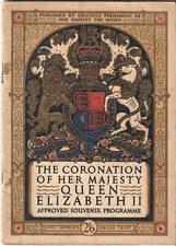 Coronation souvenir programme for sale  HAVANT