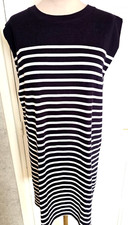 Robe noire rayures d'occasion  Flers