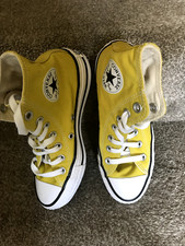 Bright yellow converse for sale  WARRINGTON
