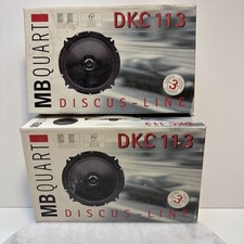 MB QUART DKC-113 5 1/4” ALTO-FALANTES COMPONENTES (2 PARES) TWEETERS FEITOS NA ALEMANHA NOVO! comprar usado  Enviando para Brazil