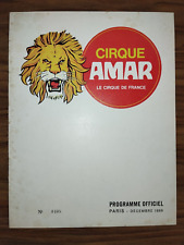 Programme cirque amar d'occasion  Rueil-Malmaison