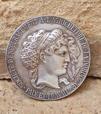 Ancienne médaille argent d'occasion  Hautefort