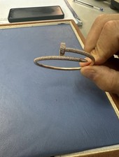 Braccialetto chiodo oro usato  Tortona