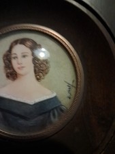 Peinture miniature cadre d'occasion  Sablé-sur-Sarthe