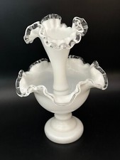 Vintage fenton white d'occasion  Expédié en Belgium