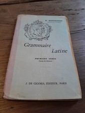 Grammaire latine année d'occasion  Amiens-