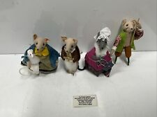 Four felt mice for sale  BEDALE