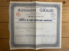 Alexandre giraud machines d'occasion  Paris-