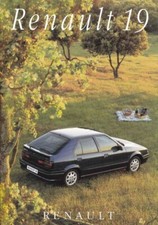 Catalogue Brochure RENAULT 19 06/1995 France, usado comprar usado  Enviando para Brazil