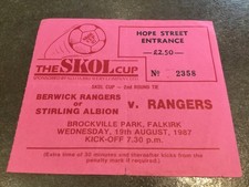 Stirling albion rangers for sale  MONTROSE